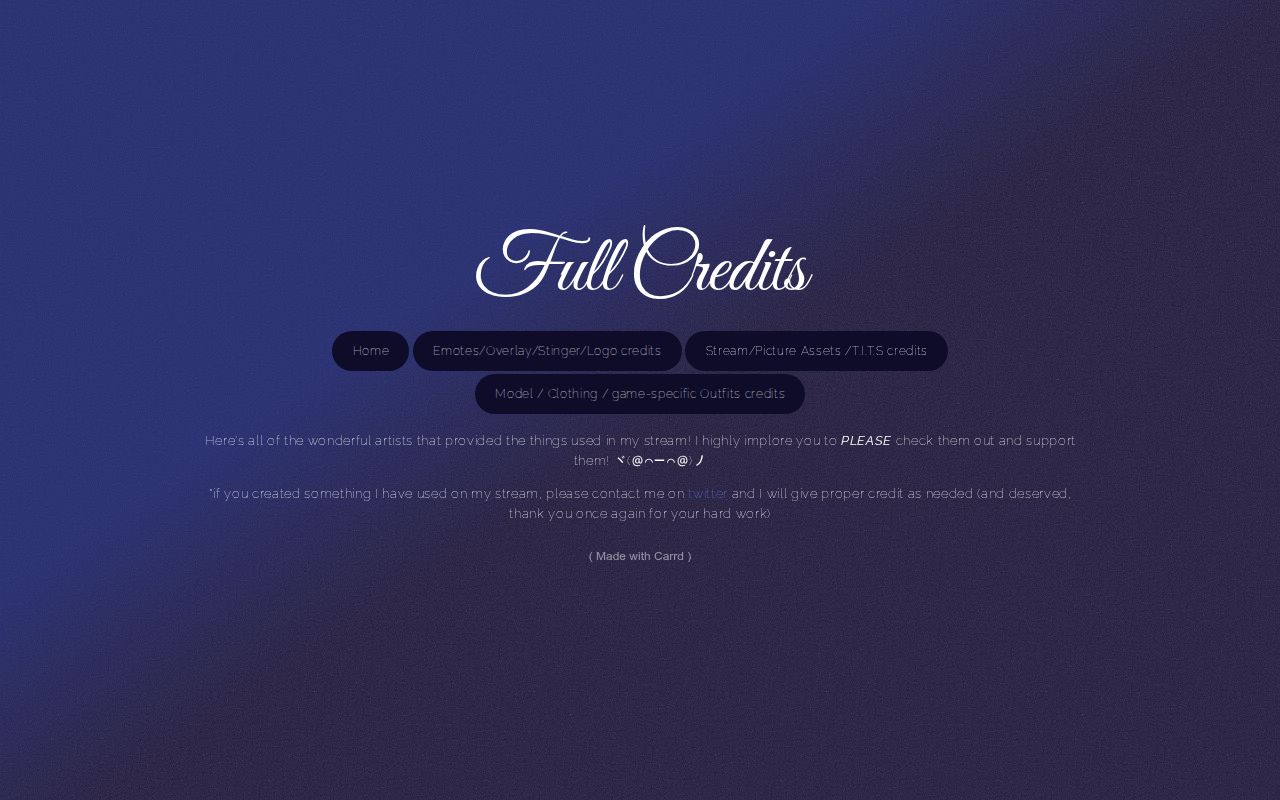 Full Credits